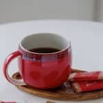 燈籠形狀石器杯 紅色